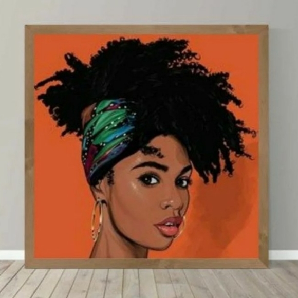 Melanin Queen Art Print- 22x22 - Picture 1 of 2
